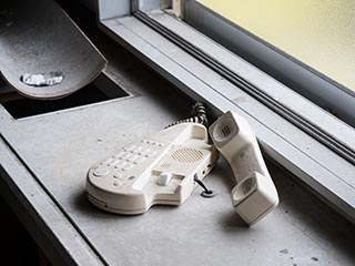 Guest room telephone in Hotel Saturday Afternoon Princess World