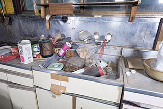 Abandoned Love Hotel Sekitei Kitchen