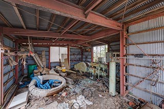 Abandoned Hotel Suzukigaike Machinery Shed