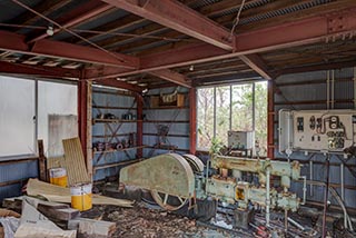 Abandoned Hotel Suzukigaike Machinery Shed