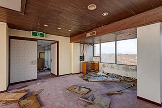 Abandoned Hotel Suzukigaike Rooftop Restaurant