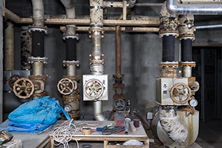 Abandoned Hotel Suzukigaike Plant Room