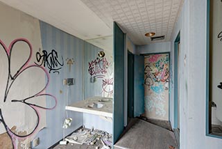 Abandoned Hotel Tropical Guest Room