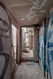 Abandoned Hotel Tropical Corridor