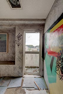 Abandoned Hotel Tropical Guest Room