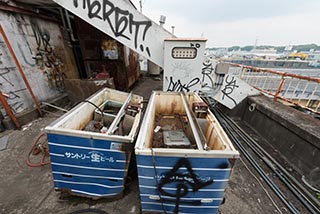 Abandoned Hotel Tropical Freezers on Roof