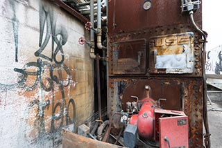 Abandoned Hotel Tropical Furnace on Roof