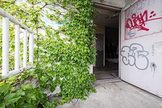 Abandoned Hotel Tropical Fire Stairs