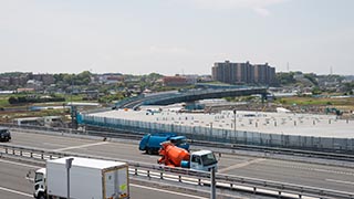 View of Motorway from Abandoned Hotel Tropical