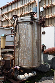 Abandoned Hotel Tropical Machinery on Roof