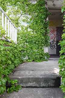 Abandoned Hotel Tropical Fire Stairs