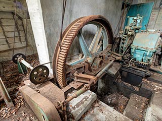 Winding gear for Kawano Ropeway