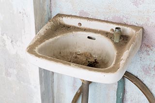 Sink in Mitosanguchi Station