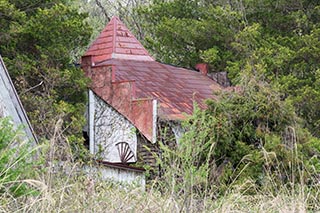 Abandoned Love Hotel Don Quixote Cottage Roof