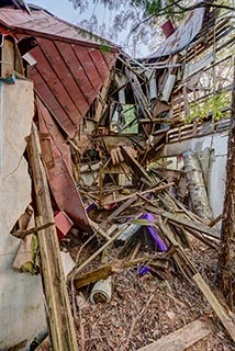 Abandoned Love Hotel Don Quixote Collapsing Cottage