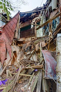 Abandoned Love Hotel Don Quixote Collapsing Cottage