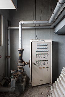 Abandoned Municipal Building Boiler Room