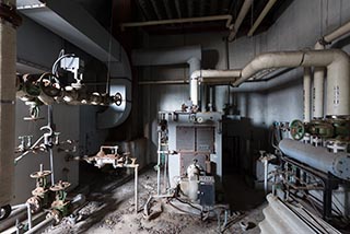 Abandoned Municipal Building Boiler Room