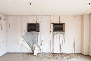 Abandoned Municipal Building Meeting Room