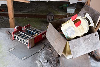 Old Toys in Attic of Abandoned Book and Video Store