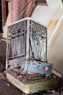 Rusting Oil Heater