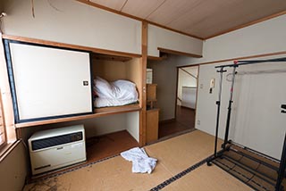 Abandoned Nametara Onsen Guest Room