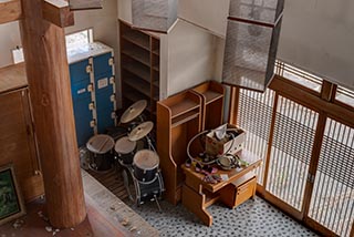 Abandoned Nametara Onsen Lobby