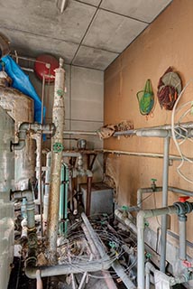 Abandoned Nametara Onsen Plant Room