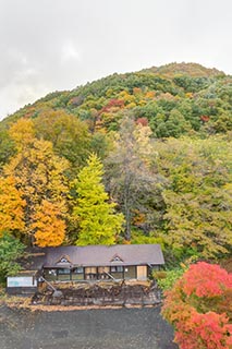 View From Roof of Abandoned Oirasekeiryu Onsen Hotel