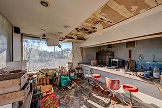 Abandoned restaurant, Chiba Prefecture, Japan