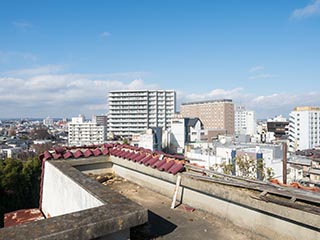 View from roof of Queen Château Soapland