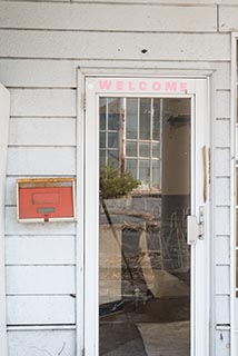 Abandoned Restaurant Door