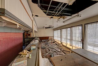 Abandoned Restaurant Interior