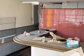 Abandoned Restaurant Counter