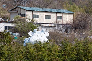 Abandoned Cow Shaped Building