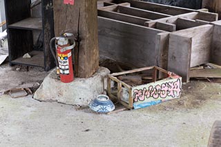 Abandoned Japanese Restaurant Interior