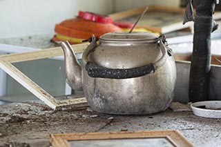 Filthy Abandoned Restaurant Kitchen