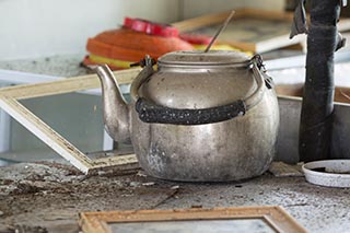 Filthy Abandoned Restaurant Kitchen