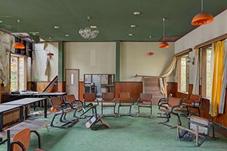 Abandoned Japanese Restaurant Interior