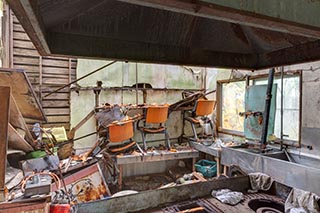 Filthy Abandoned Restaurant Kitchen