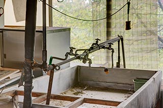 Abandoned Restaurant Kitchen Sink