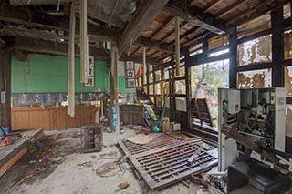 Abandoned Japanese Restaurant Interior