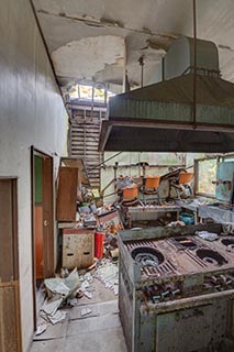 Filthy Abandoned Restaurant Kitchen