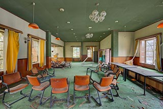 Abandoned Roadside Restaurant Interior