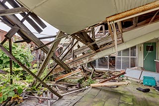 Collapsing Abandoned Shop in Hokkaido, Japan