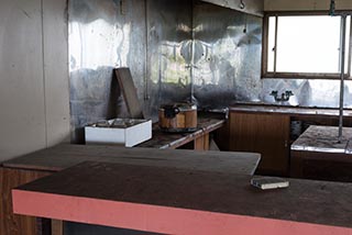 Abandoned Seafood Restaurant Kitchen