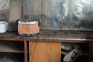 Abandoned Seafood Restaurant Kitchen