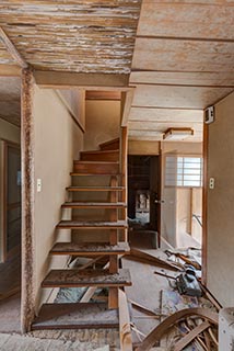 Abandoned Japanese House Stairs