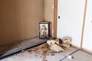 Doll in Abandoned Japanese House