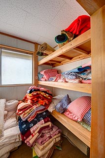 Abandoned Shin-Hato no Yu Onsen Futon Storage Room